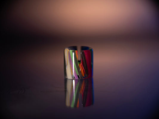 Fully Handmade Polished Tall Crown in Limited Skur Composite