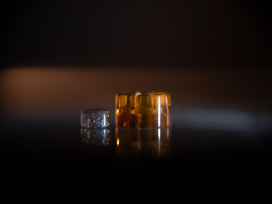 Large Polished Ultem Crown with Silver Diamondcast Core