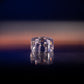 Large Handmade Crystal Clear Crown