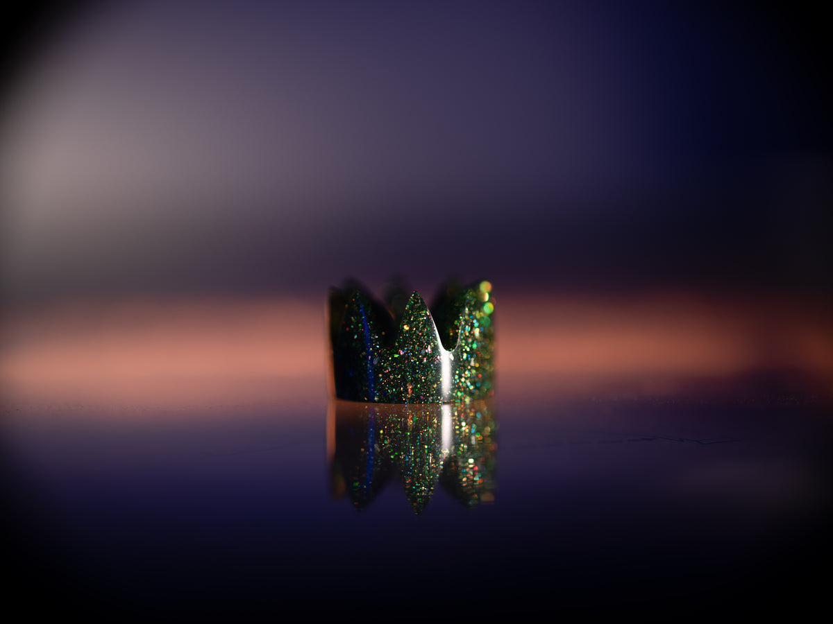Large Peridot DiamondCast Bramble Crown