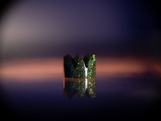 Large Peridot DiamondCast Bramble Crown