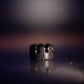 Large Black Canvas Micarta Spire Crown
